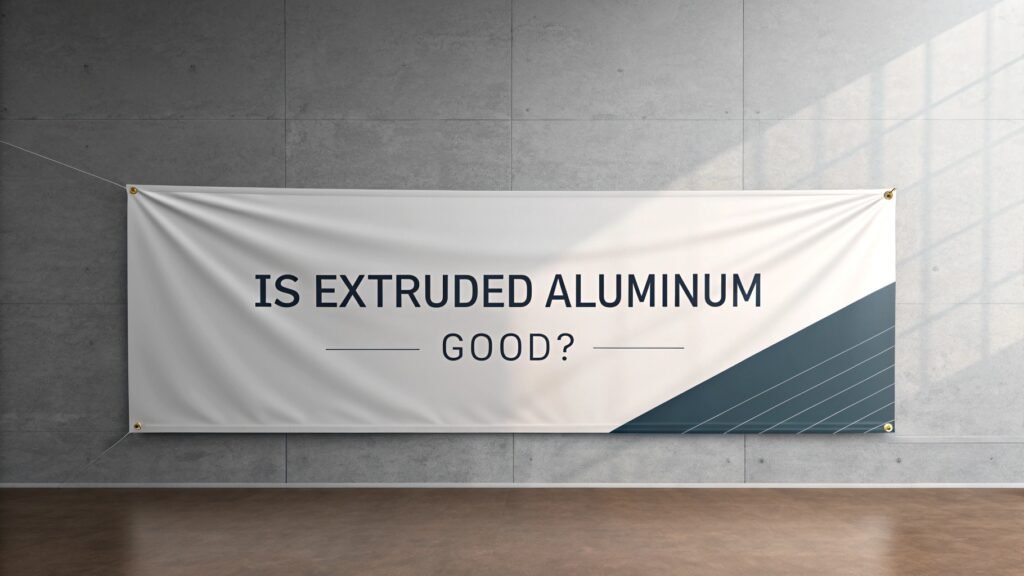 alt text: Collection of products made from extruded aluminum profiles